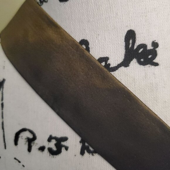 Echo Vintage 80s Brown Silk Rosette Adjustable Belt Spring Trend - Picture 3 of 6